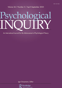 Cover image for Psychological Inquiry, Volume 34, Issue 3, 2023