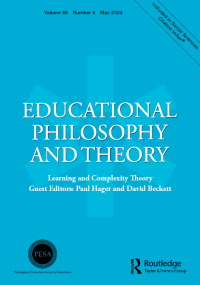 Cover image for Educational Philosophy and Theory, Volume 56, Issue 5, 2024