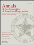 Cover image for Annals of the American Association of Geographers, Volume 100, Issue 4, 2010