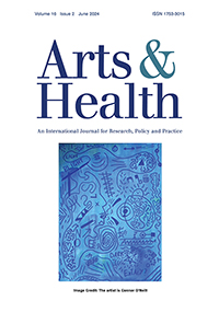 Cover image for Arts & Health, Volume 16, Issue 2, 2024