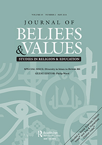 Cover image for Journal of Beliefs & Values, Volume 45, Issue 2, 2024