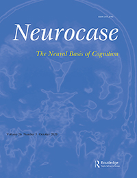 Cover image for Neurocase, Volume 26, Issue 5, 2020
