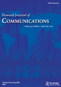 Cover image for Howard Journal of Communications, Volume 35, Issue 2, 2024