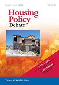Cover image for Housing Policy Debate, Volume 30, Issue 4, 2020