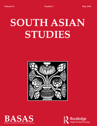 Cover image for South Asian Studies, Volume 32, Issue 1, 2016
