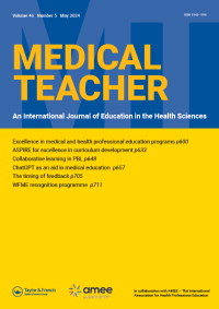 Cover image for Medical Teacher, Volume 46, Issue 5, 2024