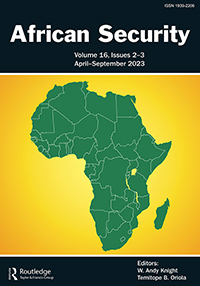 Cover image for African Security, Volume 16, Issue 2-3, 2023