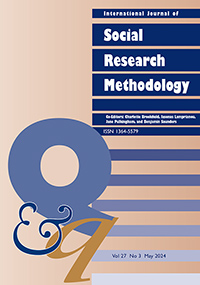 Cover image for International Journal of Social Research Methodology, Volume 27, Issue 3, 2024
