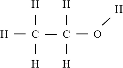 Figure 3. The ethanol molecule.