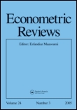 Cover image for Econometric Reviews, Volume 34, Issue 6-10, 2015