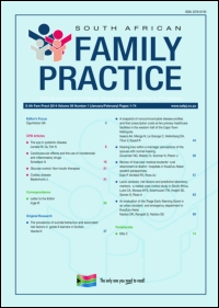 Cover image for South African Family Practice, Volume 61, Issue 5, 2019