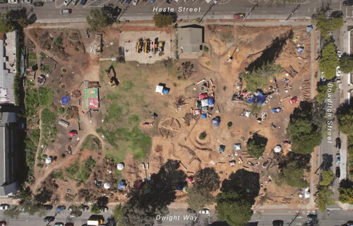 Figure 1. People’s Park, September 2022. Source: Courtesy drone photography by Kevin Kunze, Kunze Productions.