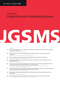 Cover image for Journal of Global Scholars of Marketing Science, Volume 34, Issue 2, 2024