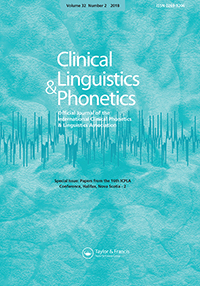Cover image for Clinical Linguistics & Phonetics, Volume 32, Issue 2, 2018