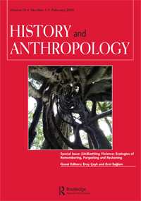 Cover image for History and Anthropology, Volume 35, Issue 1, 2024