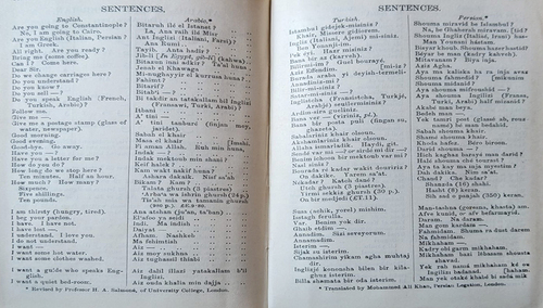 Figure 2. Charles Slack’s Tourist’s and Student’s Manual of Languages
