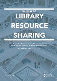 Cover image for Journal of Library Resource Sharing, Volume 31, Issue 1-5, 2022