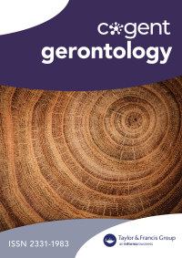 Cover image for Cogent Gerontology, Volume 3, Issue 1, 2024