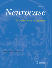 Cover image for Neurocase, Volume 21, Issue 5, 2015