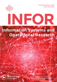 Cover image for INFOR: Information Systems and Operational Research, Volume 62, Issue 1, 2024