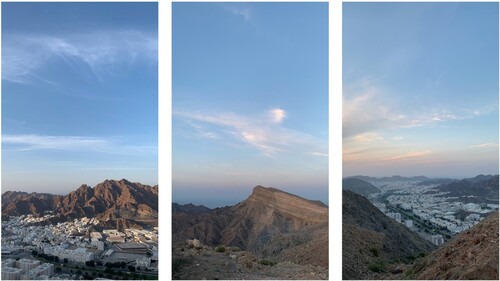 Figure 1. Sean’s images from the hike near Muscat, Oman. March 2023.