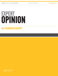 Cover image for Expert Opinion on Pharmacotherapy, Volume 23, Issue 7, 2022