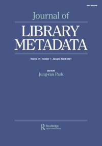 Cover image for Journal of Library Metadata, Volume 24, Issue 1, 2024