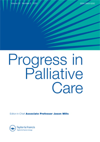 Cover image for Progress in Palliative Care