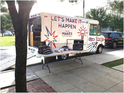 Figure 5. The MakerTruck parked outside of a school.