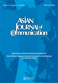 Cover image for Asian Journal of Communication, Volume 34, Issue 3, 2024