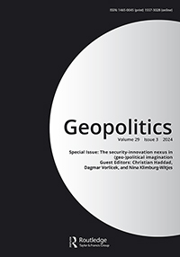 Cover image for Geopolitics, Volume 29, Issue 3, 2024