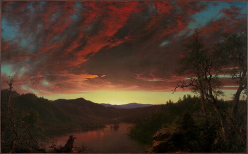 Figure 3. Frederic Church, Twilight in the Wilderness, oil on canvas, 1860, Cleveland Museum of Art, Ohio, https://en.wikipedia.org/wiki/Twilight_in_the_Wilderness#/media/File:Twilight_in_the_Wilderness_by_Frederic_Edwin_Church_(3).jpg