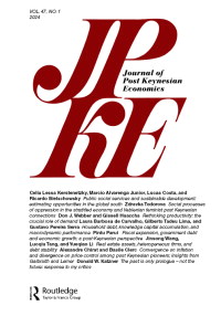 Cover image for Journal of Post Keynesian Economics, Volume 47, Issue 1, 2024