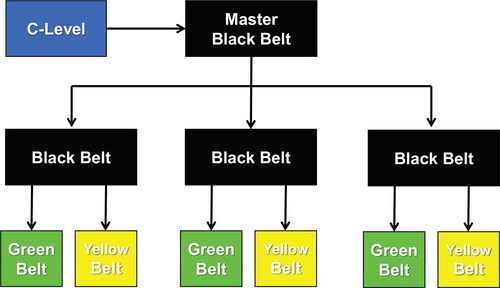 Figure 5. Hierarchy by Q4.0 belts.