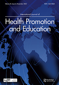 Cover image for International Journal of Health Promotion and Education, Volume 61, Issue 6, 2023