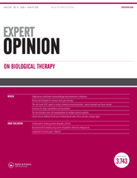 Cover image for Expert Opinion on Biological Therapy, Volume 16, Issue 4, 2016