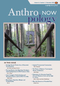 Cover image for Anthropology Now, Volume 14, Issue 3, 2022