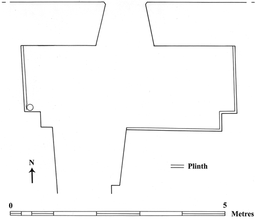 Figure 7. Plan of North West Chamber, ground floor.