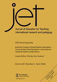 Cover image for Journal of Education for Teaching, Volume 50, Issue 2, 2024