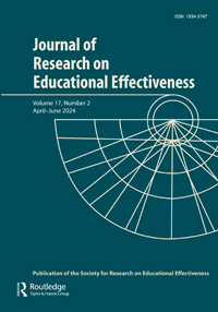 Cover image for Journal of Research on Educational Effectiveness, Volume 17, Issue 2, 2024