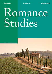 Cover image for Romance Studies, Volume 41, Issue 3, 2023