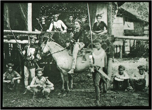 Figure 5. Jamalul Kiram II in Sulu, 1890s (Fiske 1853: 106)