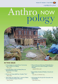 Cover image for Anthropology Now, Volume 15, Issue 1, 2023