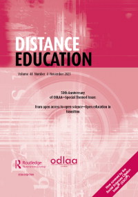 Cover image for Distance Education, Volume 44, Issue 4, 2023