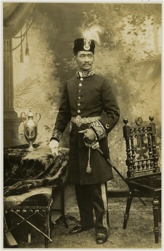 Figure 5. Sultan Abdul Rahman II of Riau-Lingga, 1904. Image in the public domain, Leiden University Library Digital Collections: <http://hdl.handle.net/1887.1/item:782175>