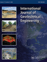 Cover image for International Journal of Geotechnical Engineering