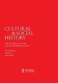 Cover image for Cultural and Social History, Volume 21, Issue 2, 2024
