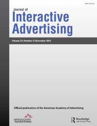 Cover image for Journal of Interactive Advertising, Volume 23, Issue 4, 2023