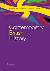 Cover image for Contemporary British History, Volume 38, Issue 1, 2024